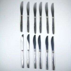 Concept Pattern 1957 Set of 12 Vintage Stainless Steel Butter Knives Knife